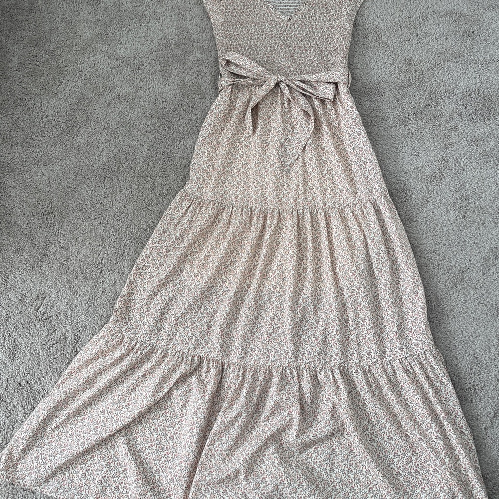 She + Sky Floral Tiered Max Dress